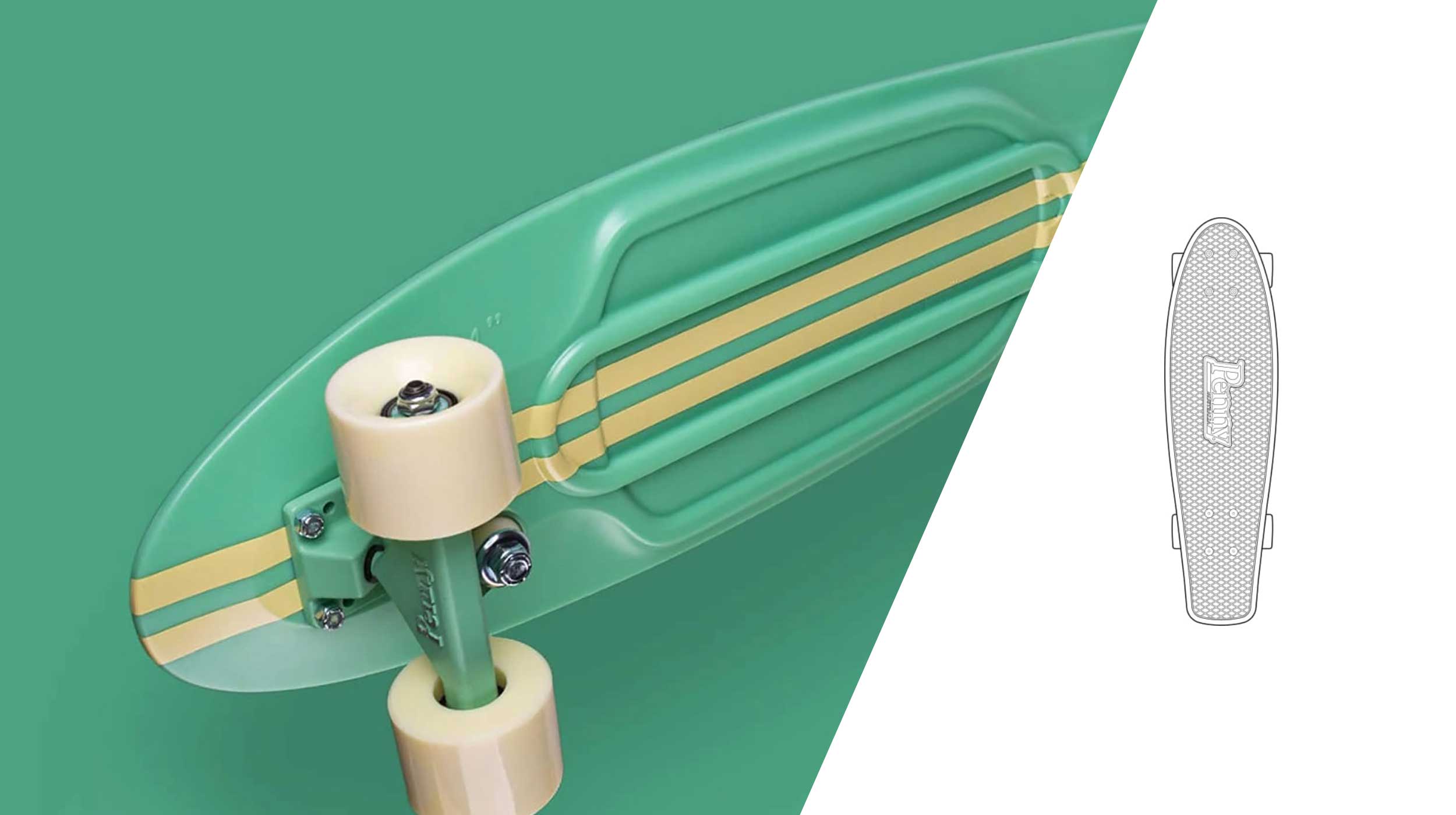 【レアモデル】Penny 27インチ NICKEL ボタニカル柄 Amazon | ペニー スケートボード Swirl 27インチ | Penny